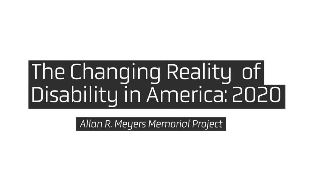 The Institute of Human Centered Design released “The Changing Reality of Disability in America: 2020”